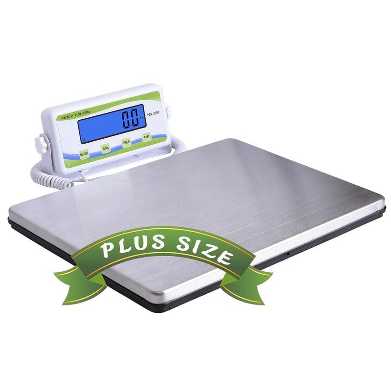 ScaleBelly Extra Wide Medical Physician Scale - 440 lb/200 kg Capacity, High Accuracy Digital Display, Heavy Duty Portable Body Weight Scale for Home, Office, Hospital, Gym & Bariatric Use - Image 1